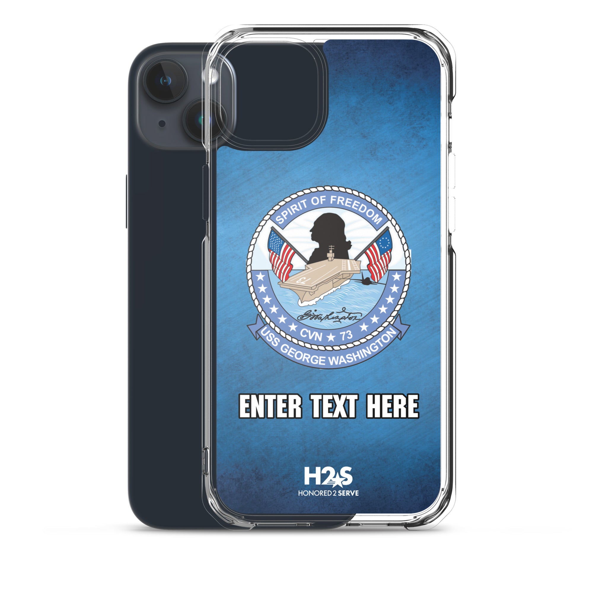 Customizable USS GEORGE WASHINGTON Clear Case for iPhone®