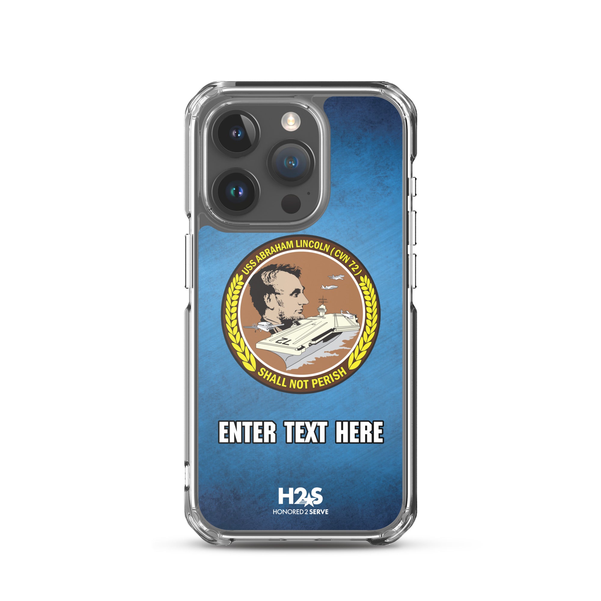 Customizable USS ABRAHAM LINCOLN Clear Case for iPhone®