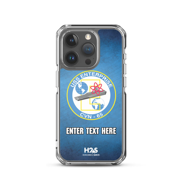 Customizable USS ENTERPRISE Clear Case for iPhone®