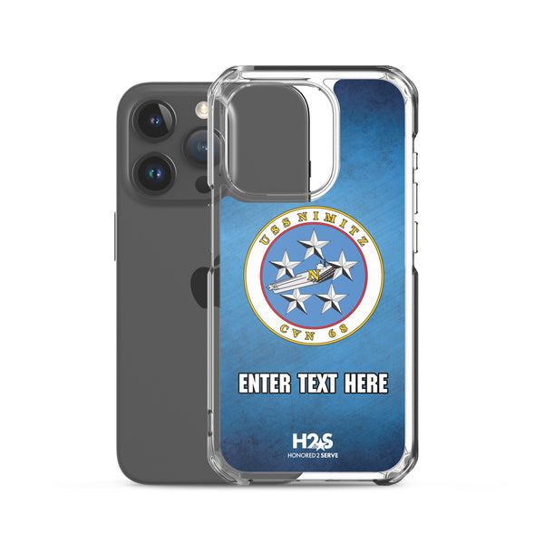Customizable USS NIMITZ Clear Case for iPhone®