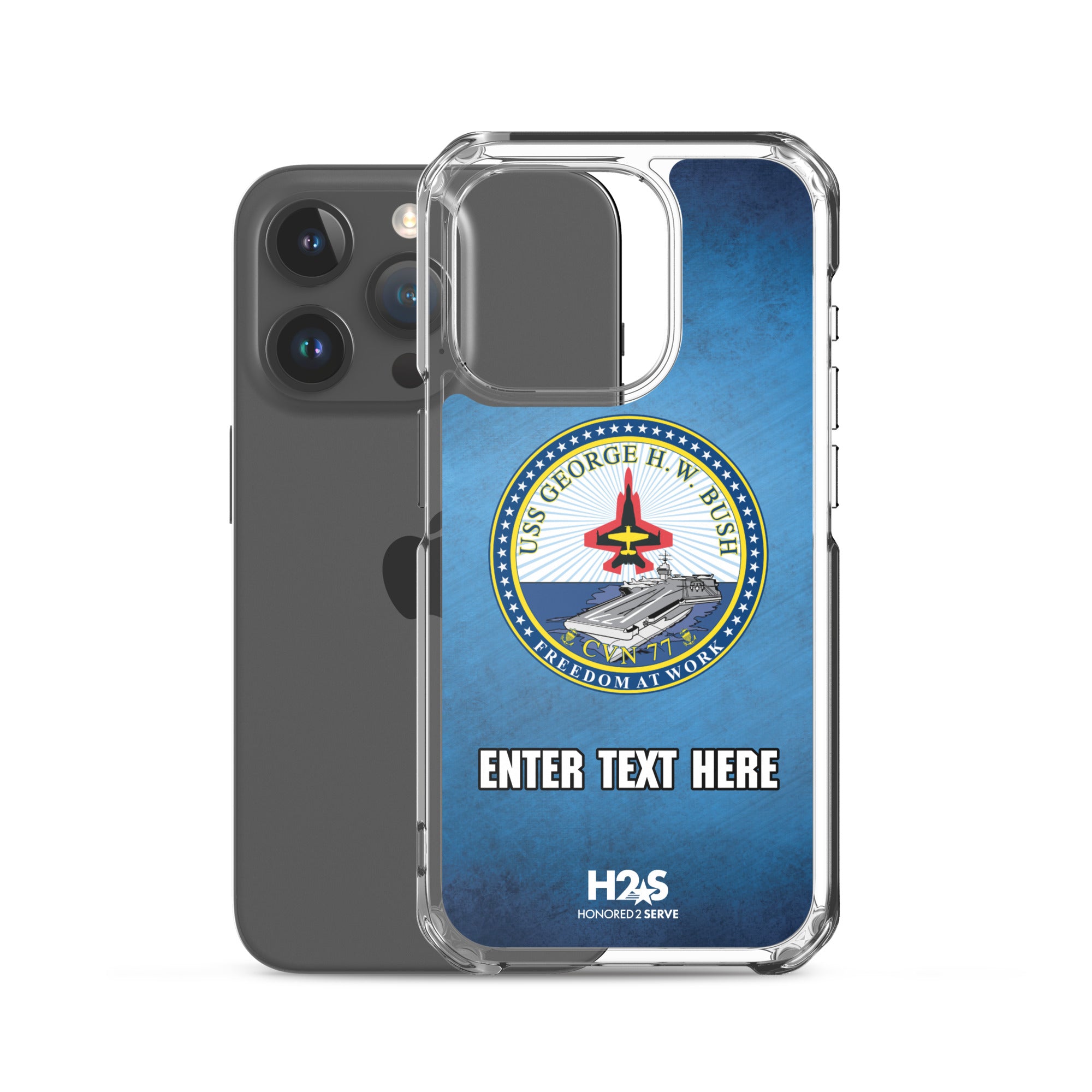 Customizable USS GEORGE H.W. BUSH Clear Case for iPhone®