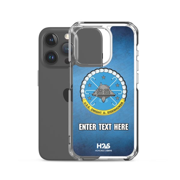 Customizable USS DWIGHT D. EISENHOWER Clear Case for iPhone®