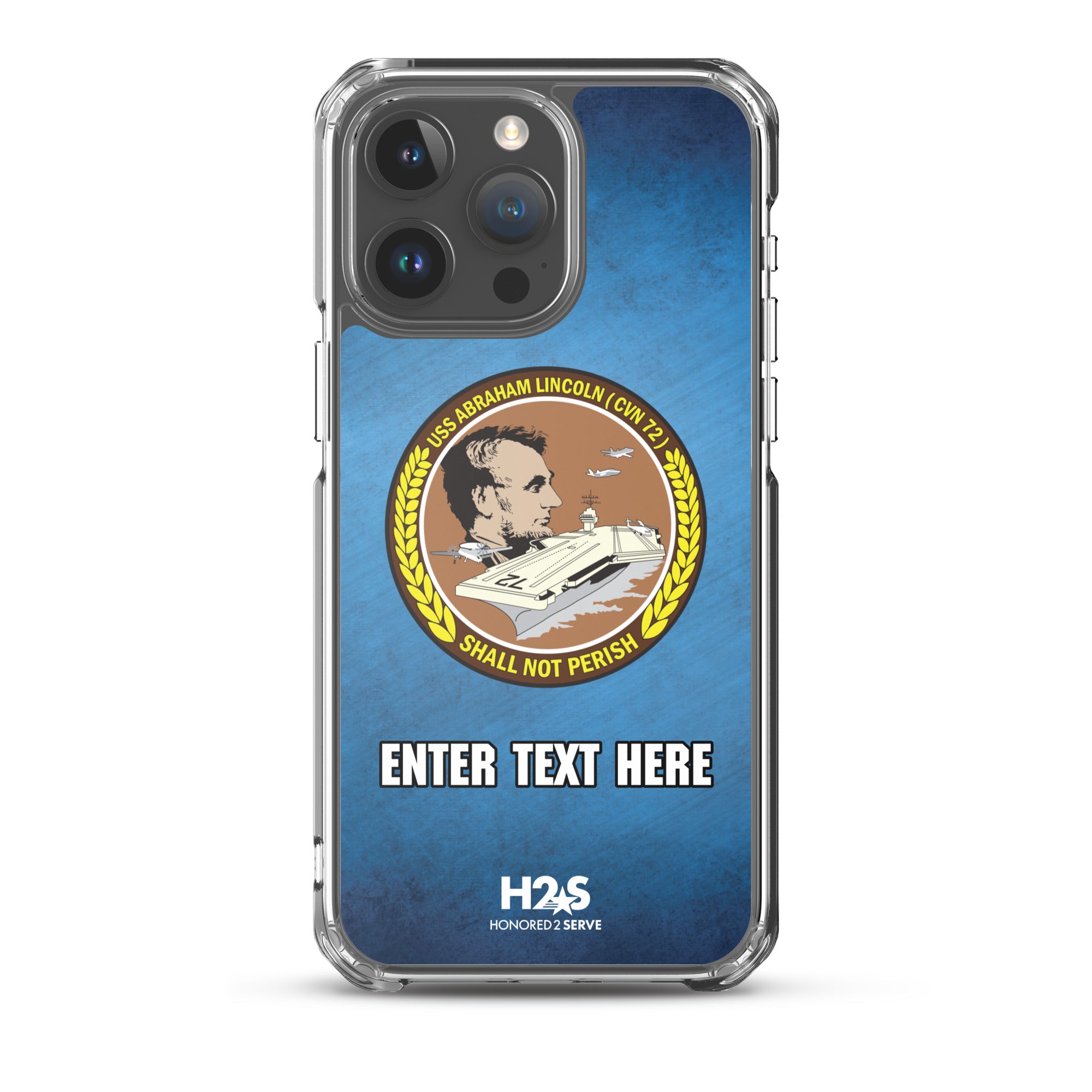 Customizable USS ABRAHAM LINCOLN Clear Case for iPhone®