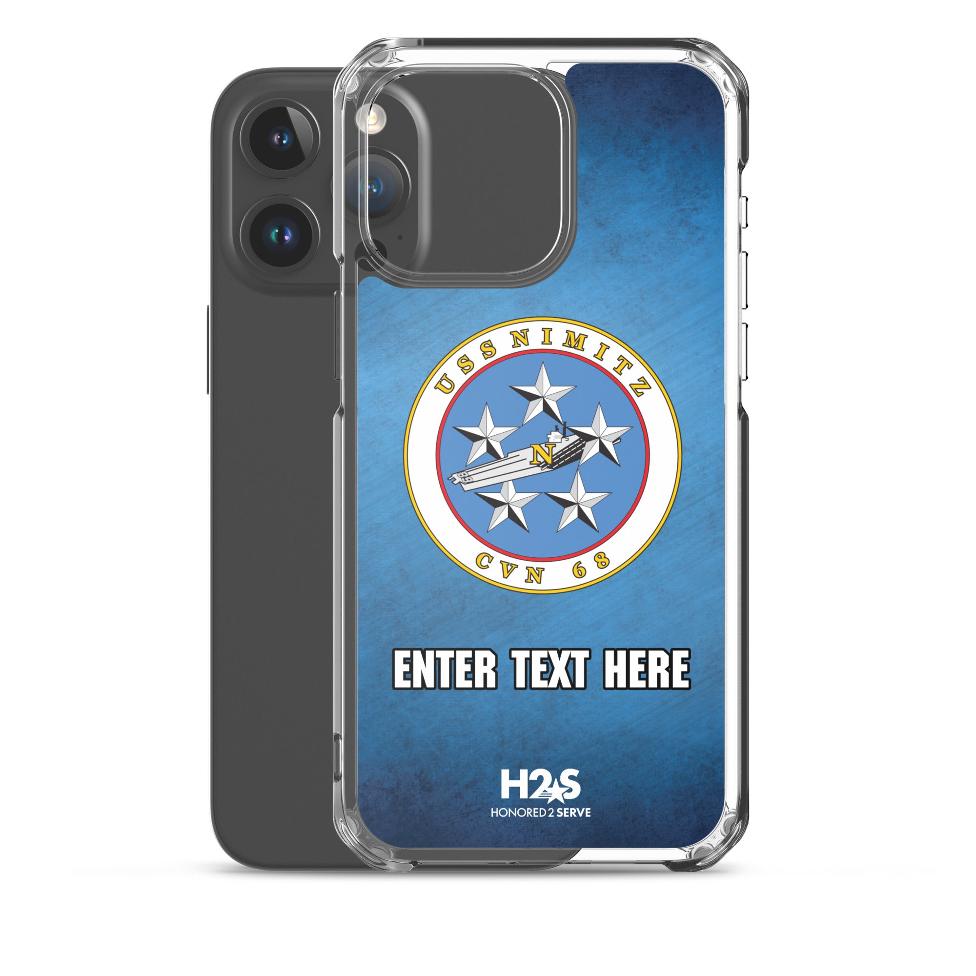 Customizable USS NIMITZ Clear Case for iPhone®