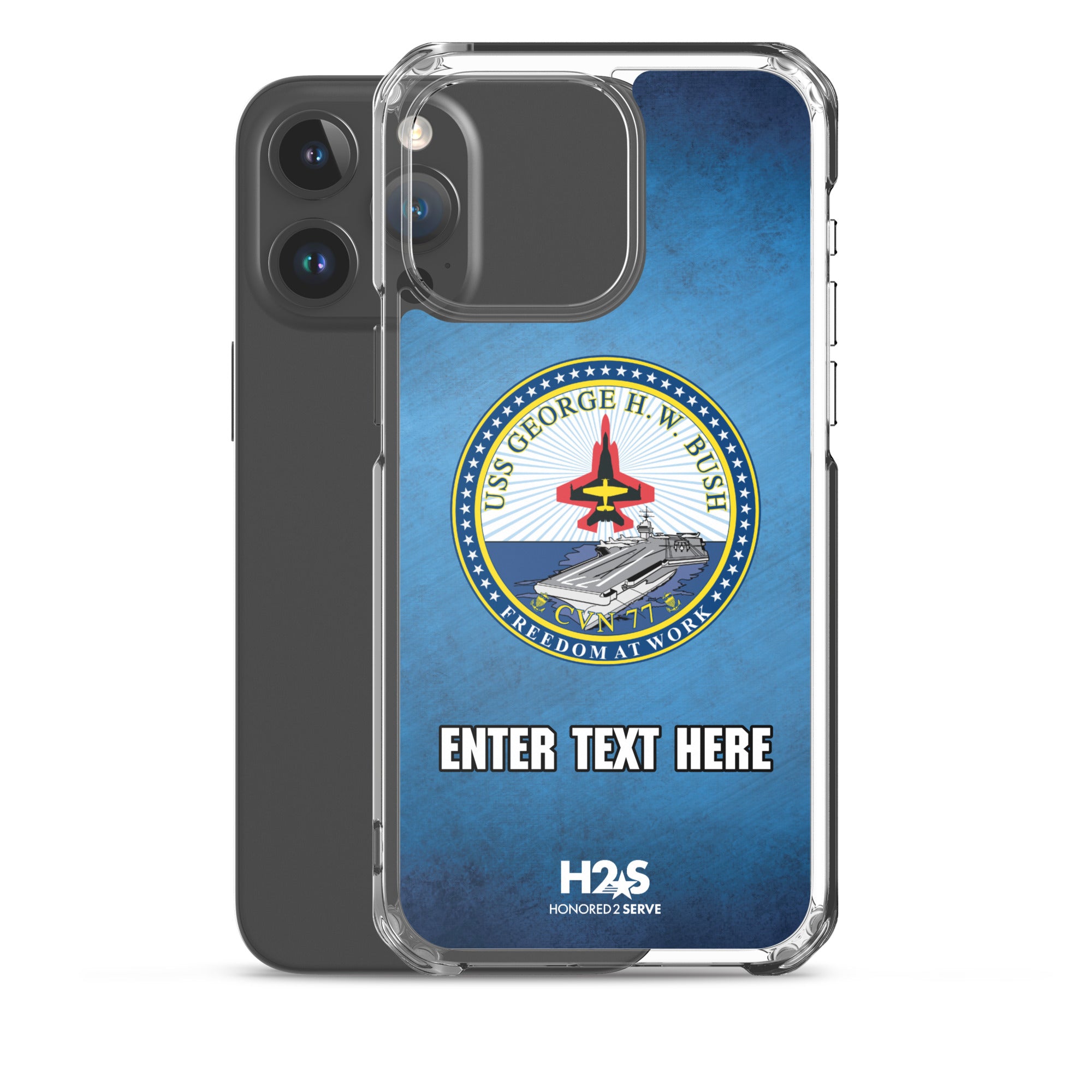 Customizable USS GEORGE H.W. BUSH Clear Case for iPhone®