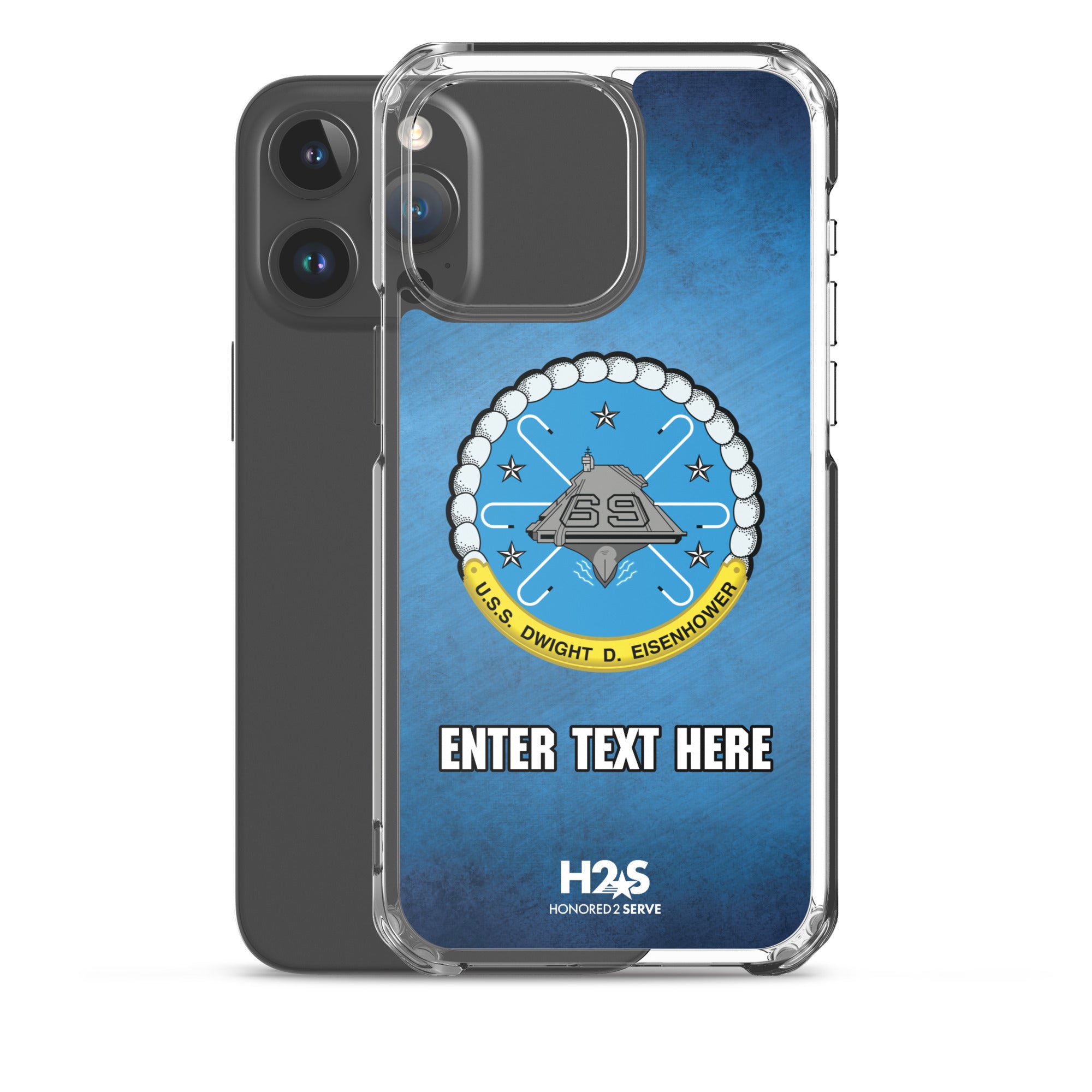 Customizable USS DWIGHT D. EISENHOWER Clear Case for iPhone®