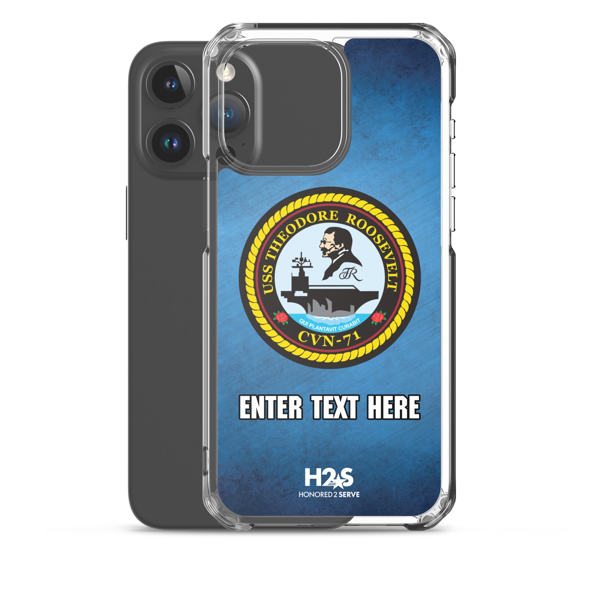 Customizable USS THEODORE ROOSEVELT Clear Case for iPhone®