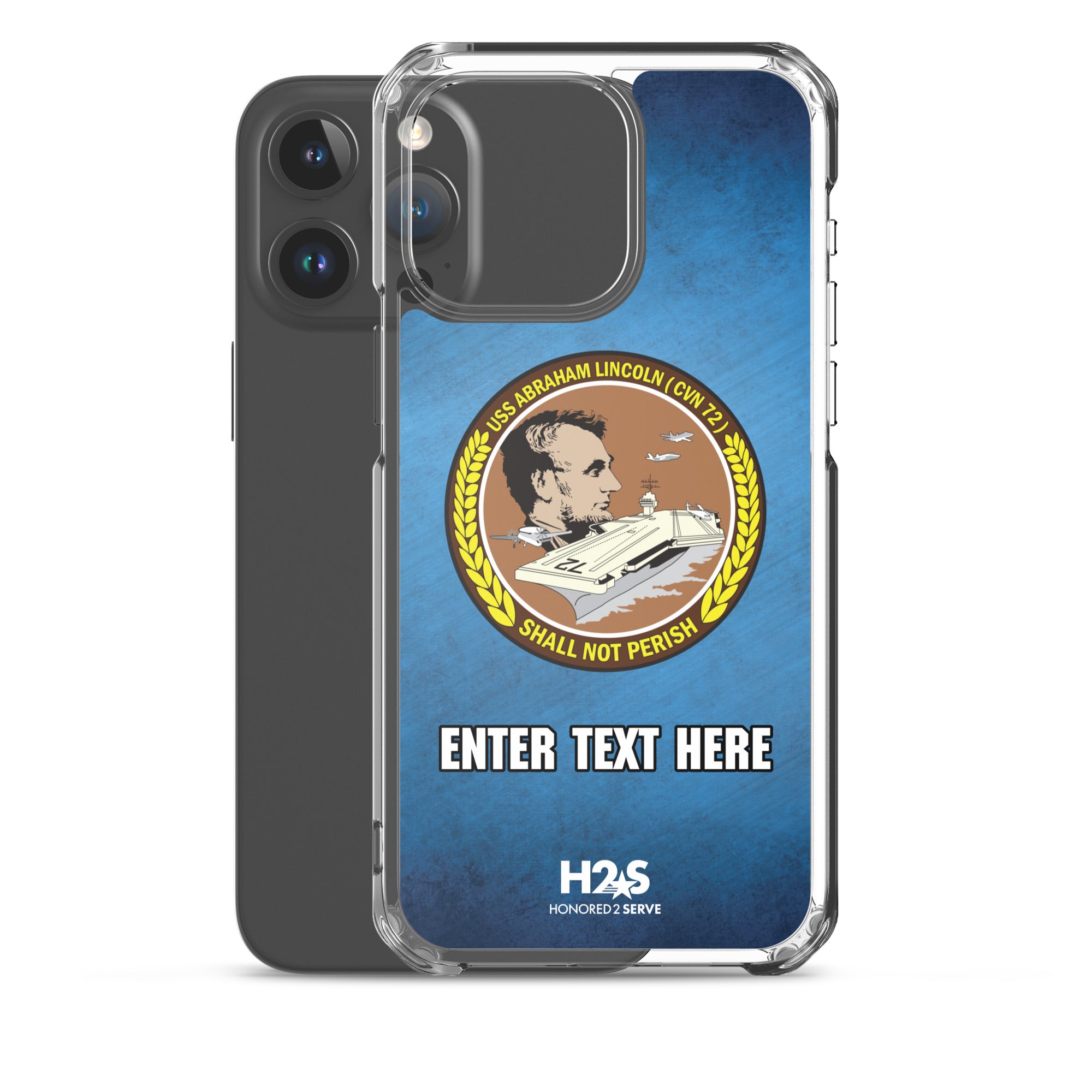 Customizable USS ABRAHAM LINCOLN Clear Case for iPhone®