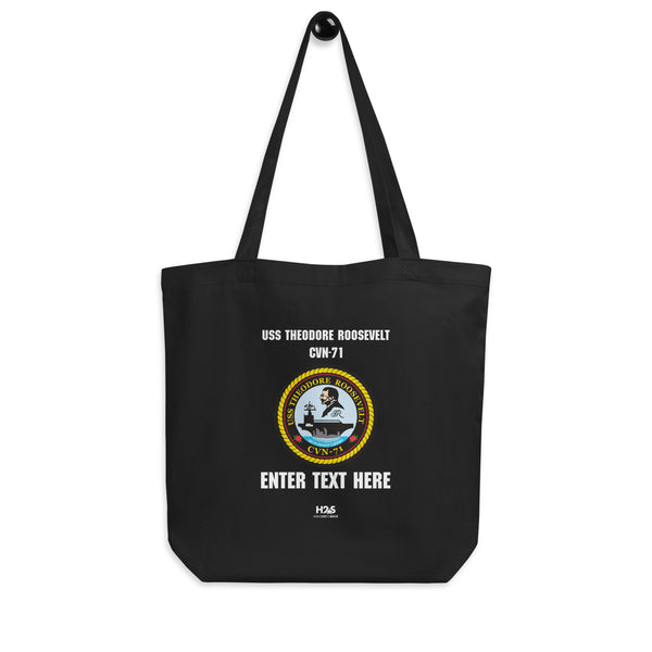 Customizable USS THEODORE ROOSEVELT Eco Tote Bag