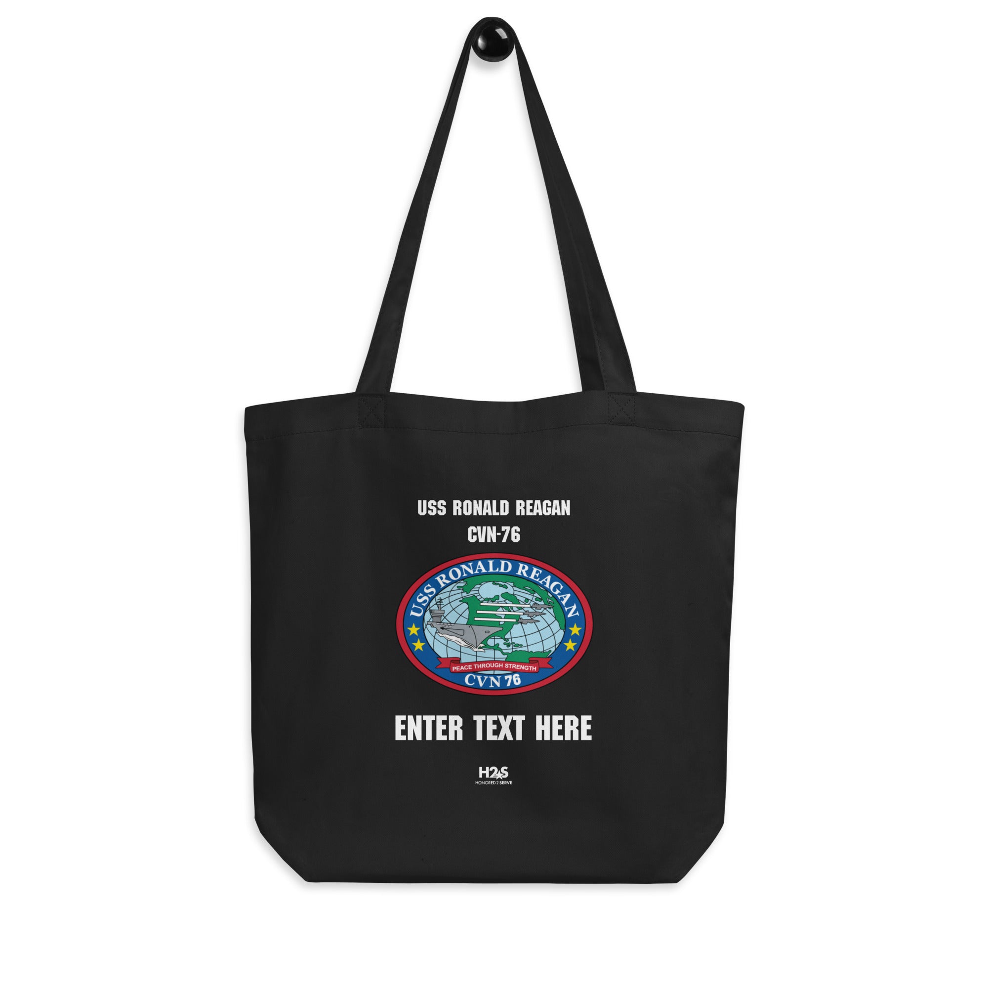 Customizable USS RONALD REAGAN Eco Tote Bag