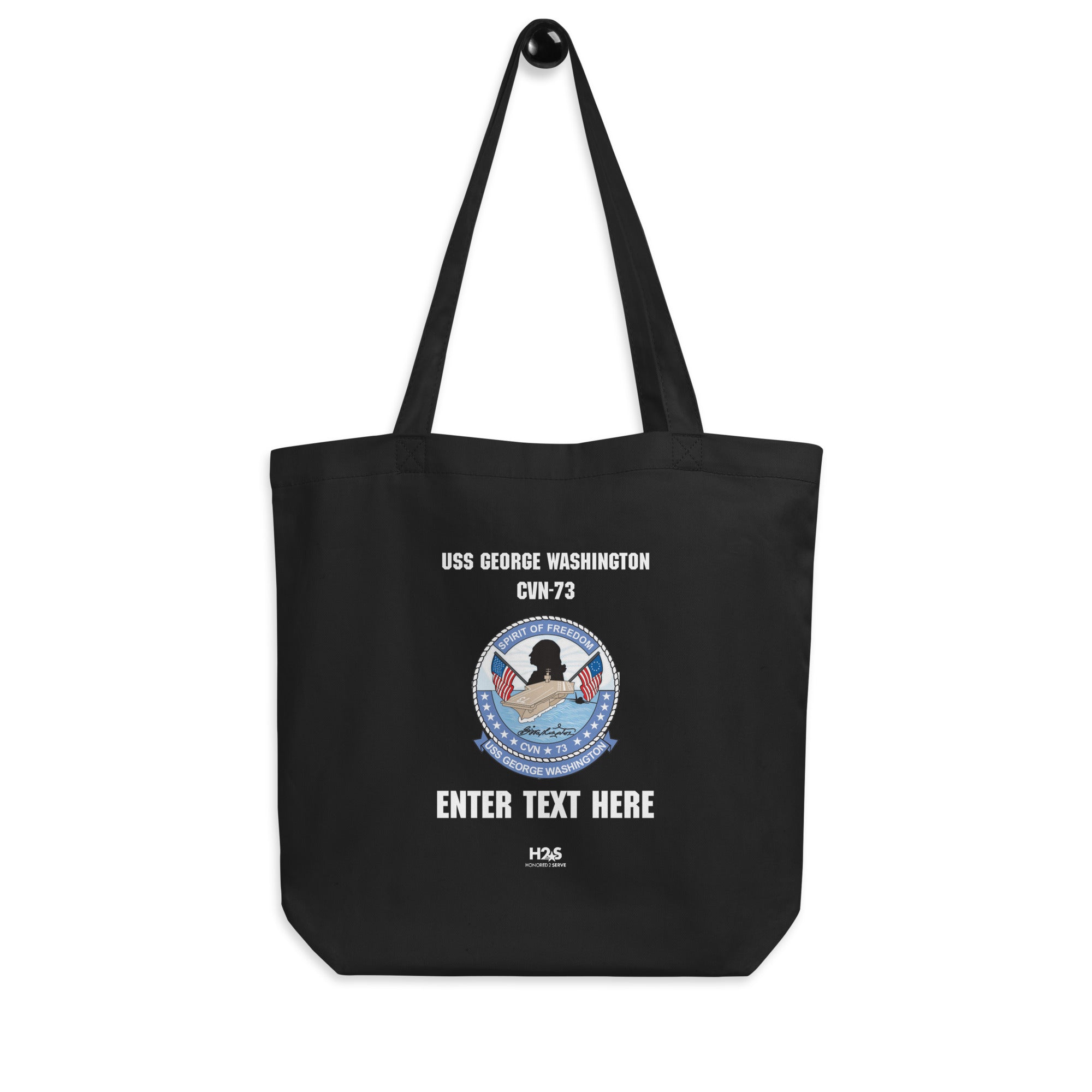 Customizable USS GEORGE WASHINGTON Eco Tote Bag
