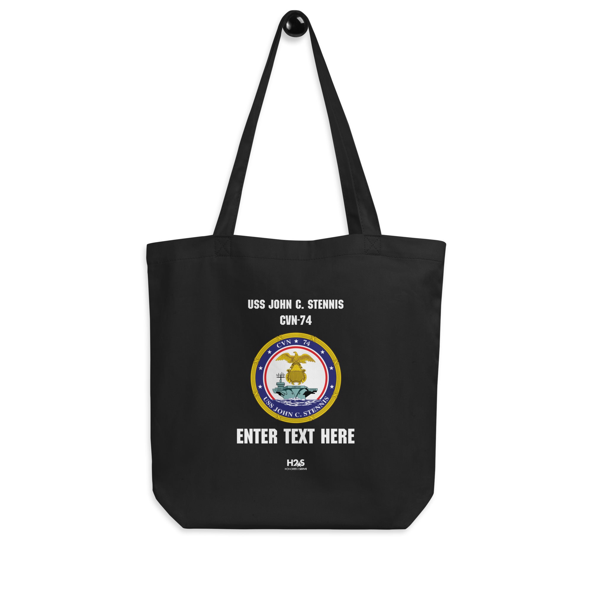 Customizable USS JOHN C. STENNIS Eco Tote Bag