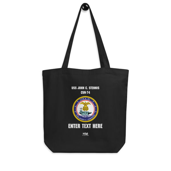 Customizable USS JOHN C. STENNIS Eco Tote Bag
