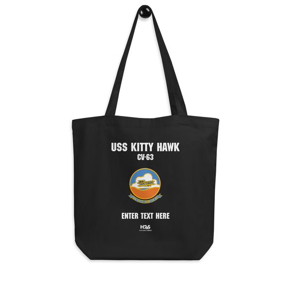 Customizable USS KITTY HAWK Eco Tote Bag