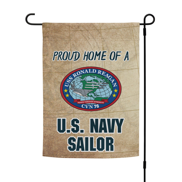 USS RONALD REAGAN Garden flag