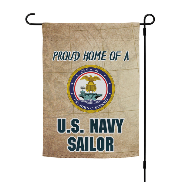 USS JOHN C. STENNIS Garden flag