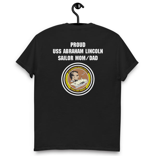 Customizable USS ABRAHAM LINCOLN Sailor Mom/Dad Classic tee