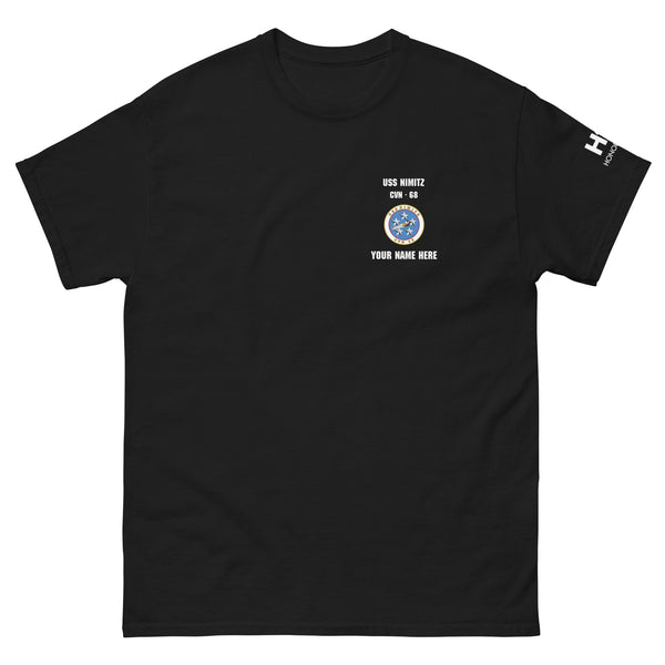 Customizable USS NIMITZ Unisex classic tee