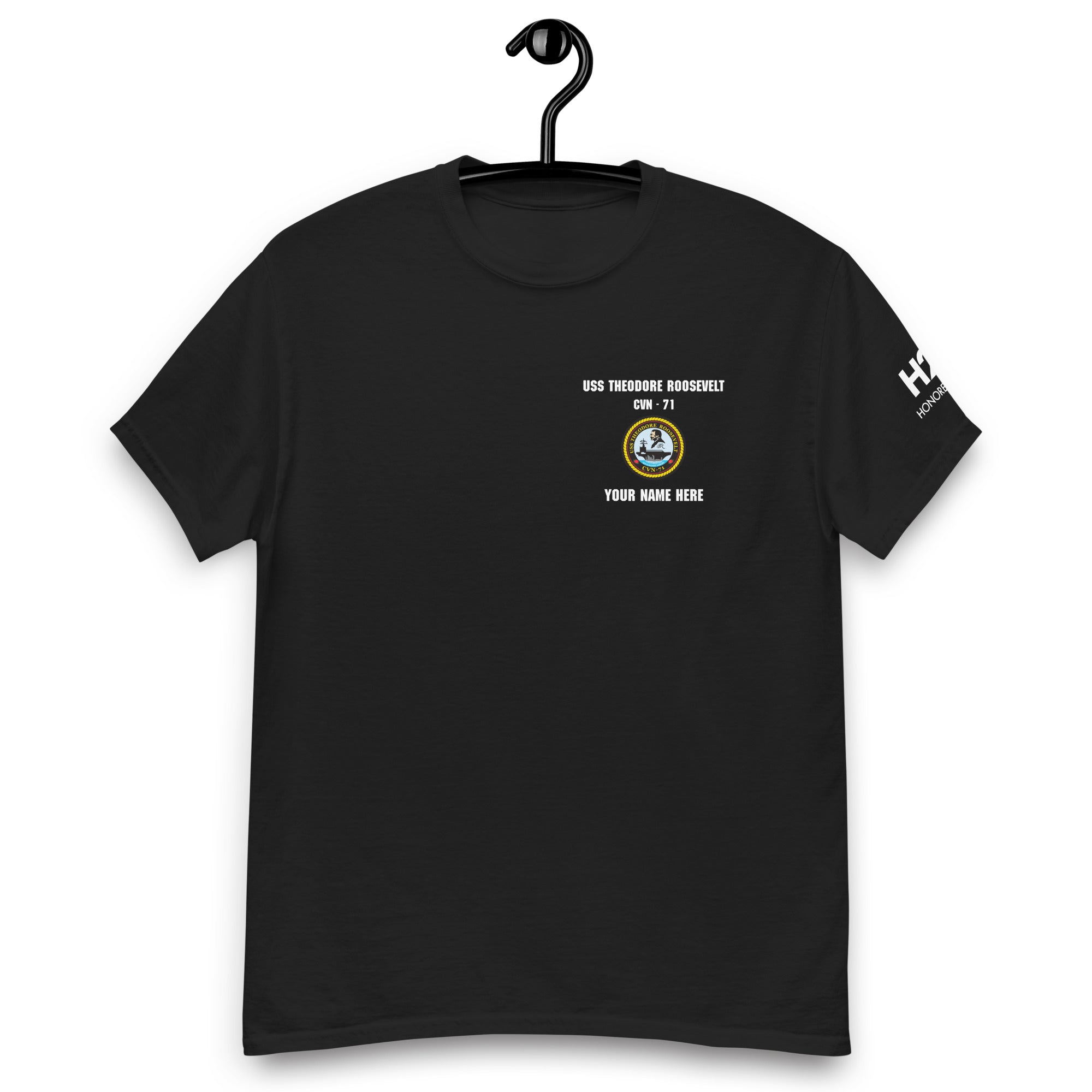Customizable USS THEODORE ROOSEVELT Unisex classic tee