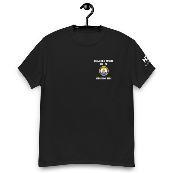 Customizable USS JOHN C. STENNIS Unisex classic tee