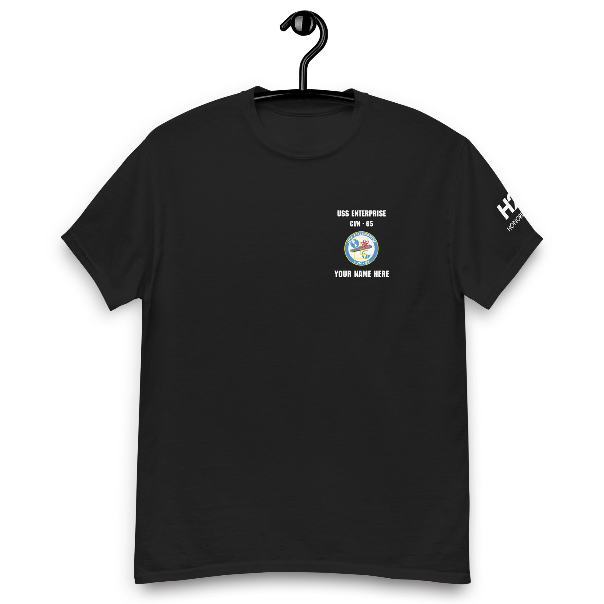 Customizable USS ENTERPRISE Unisex classic tee