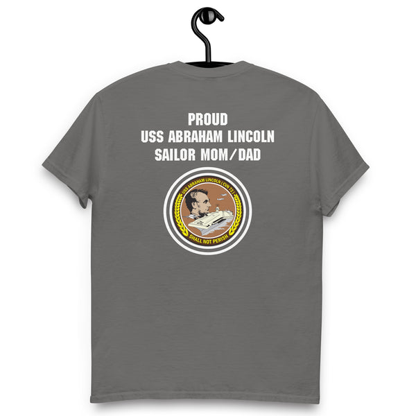 Customizable USS ABRAHAM LINCOLN Sailor Mom/Dad Classic tee
