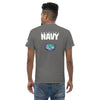 Customizable Proud Navy Dad USS RONALD REAGAN Men's classic tee