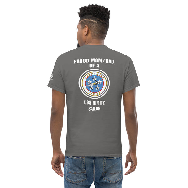 Customizable Navy Mom/Dad USS NIMITZ Unisex classic tee