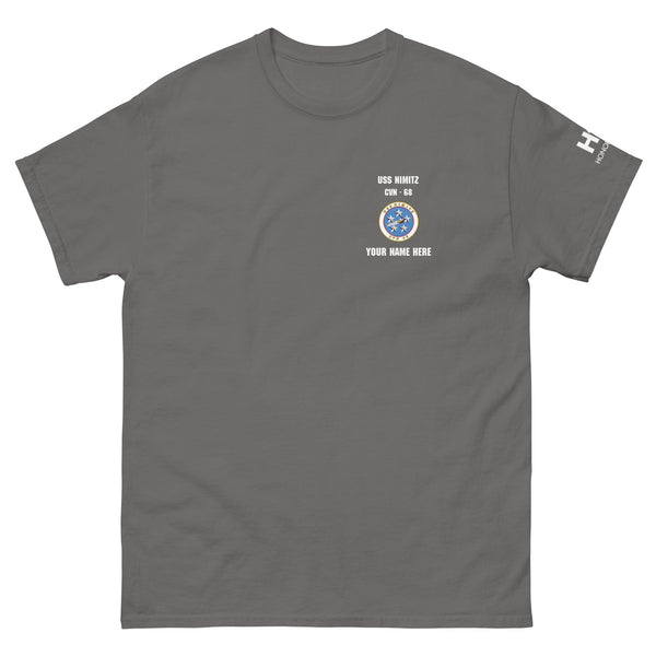 Customizable USS NIMITZ Unisex classic tee