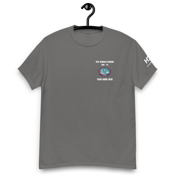Customizable USS RONALD REAGAN Unisex classic tee