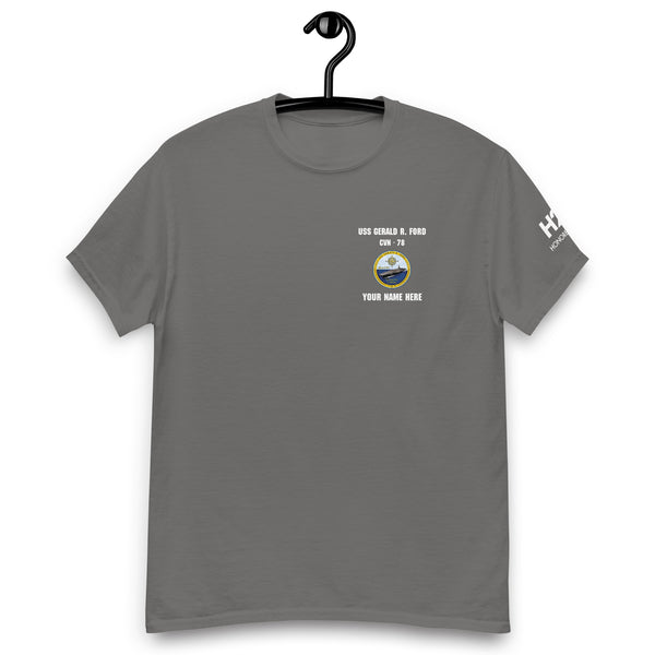 Customizable USS GERALD R. FORD Unisex classic tee