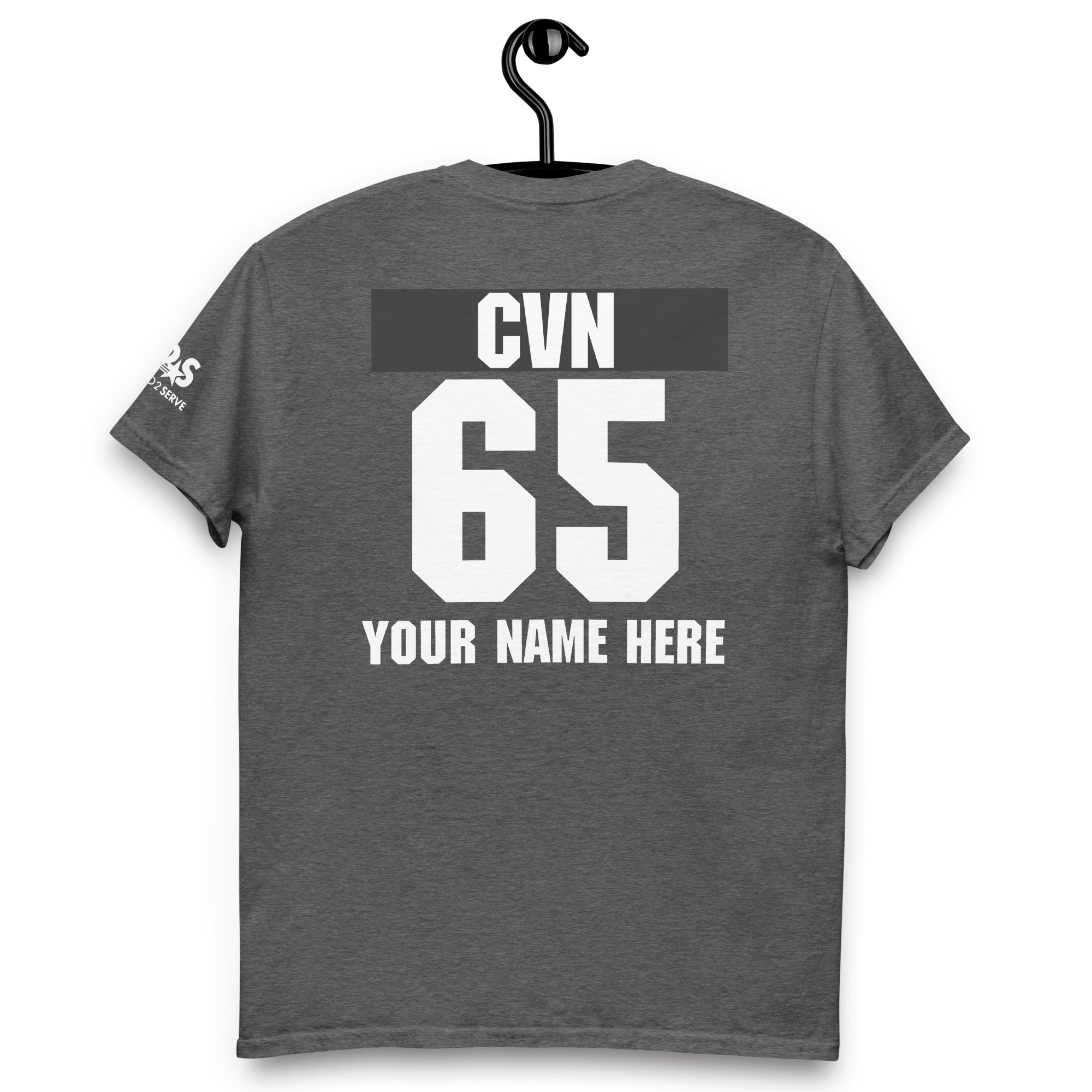 Customizable USS ENTERPRISE Unisex classic tee