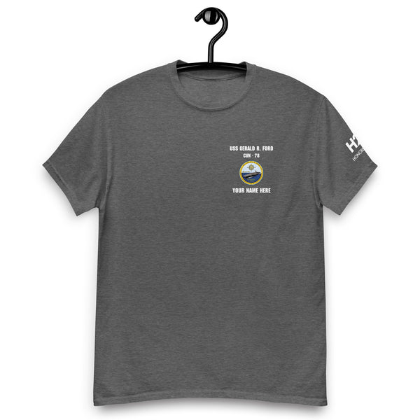 Customizable USS GERALD R. FORD Unisex classic tee