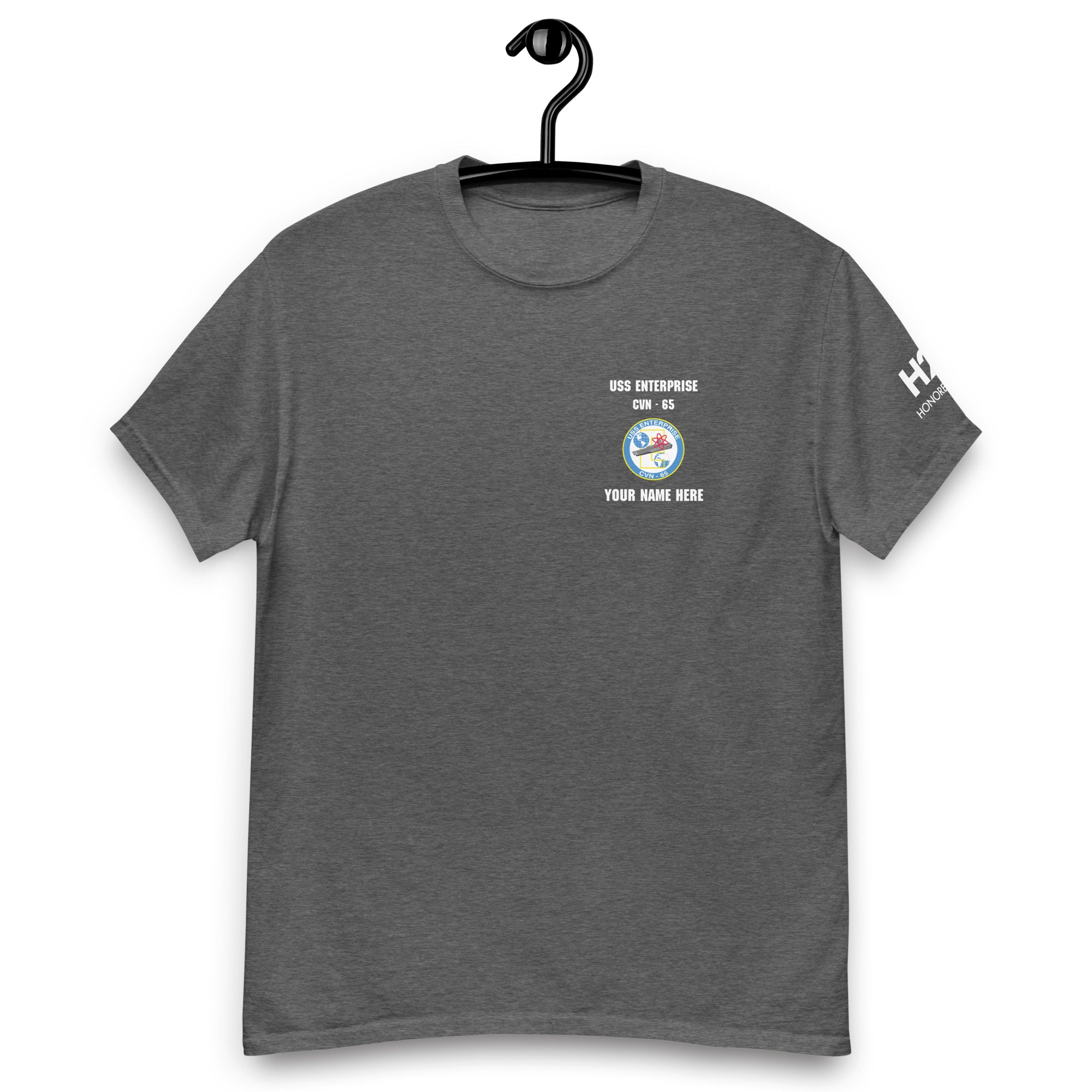 Customizable USS ENTERPRISE Unisex classic tee