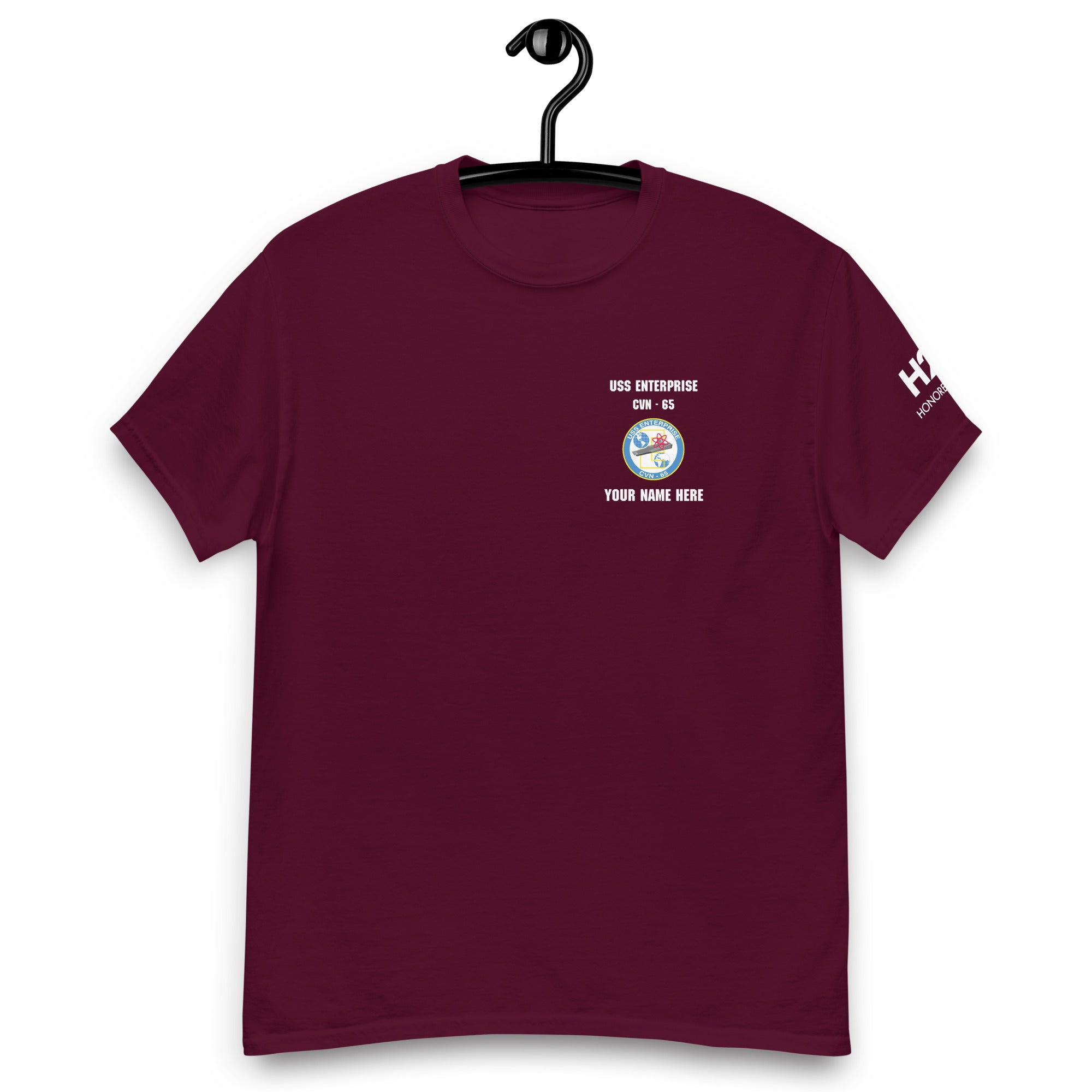 Customizable USS ENTERPRISE Unisex classic tee