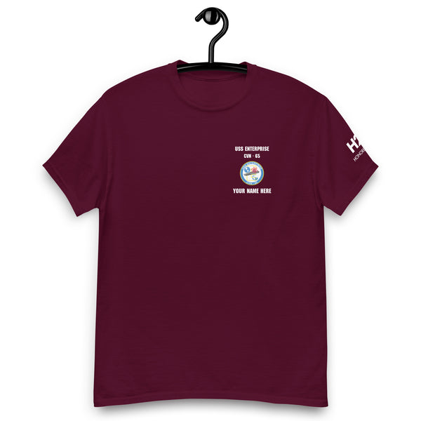 Customizable USS ENTERPRISE Unisex classic tee