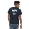Customizable Proud Navy Dad USS RONALD REAGAN Men's classic tee