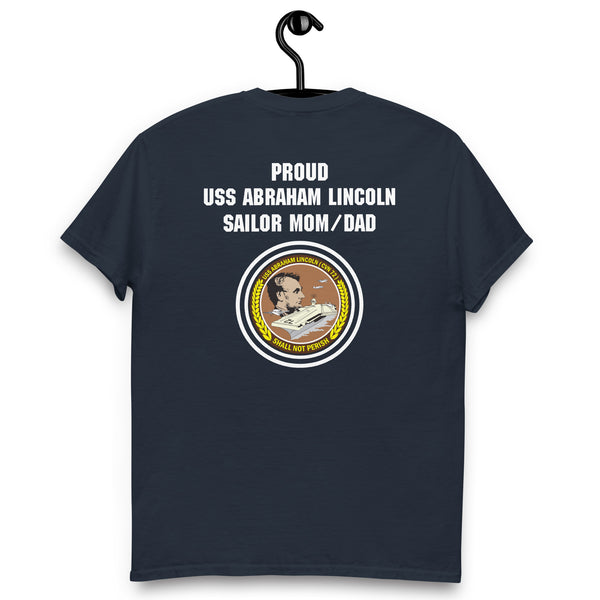 Customizable USS ABRAHAM LINCOLN Sailor Mom/Dad Classic tee