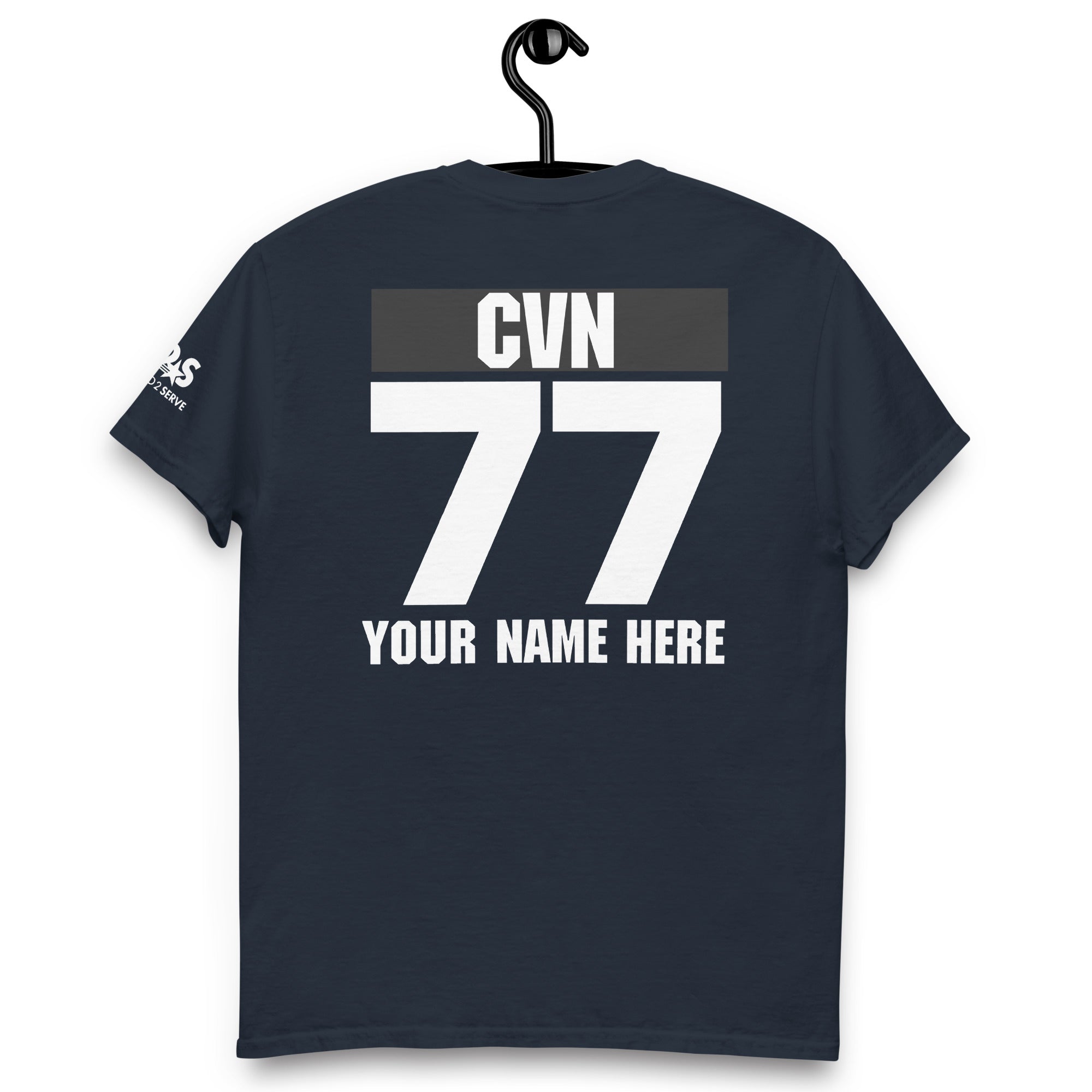 Customizable USS GEORGE H.W. BUSH Unisex classic tee