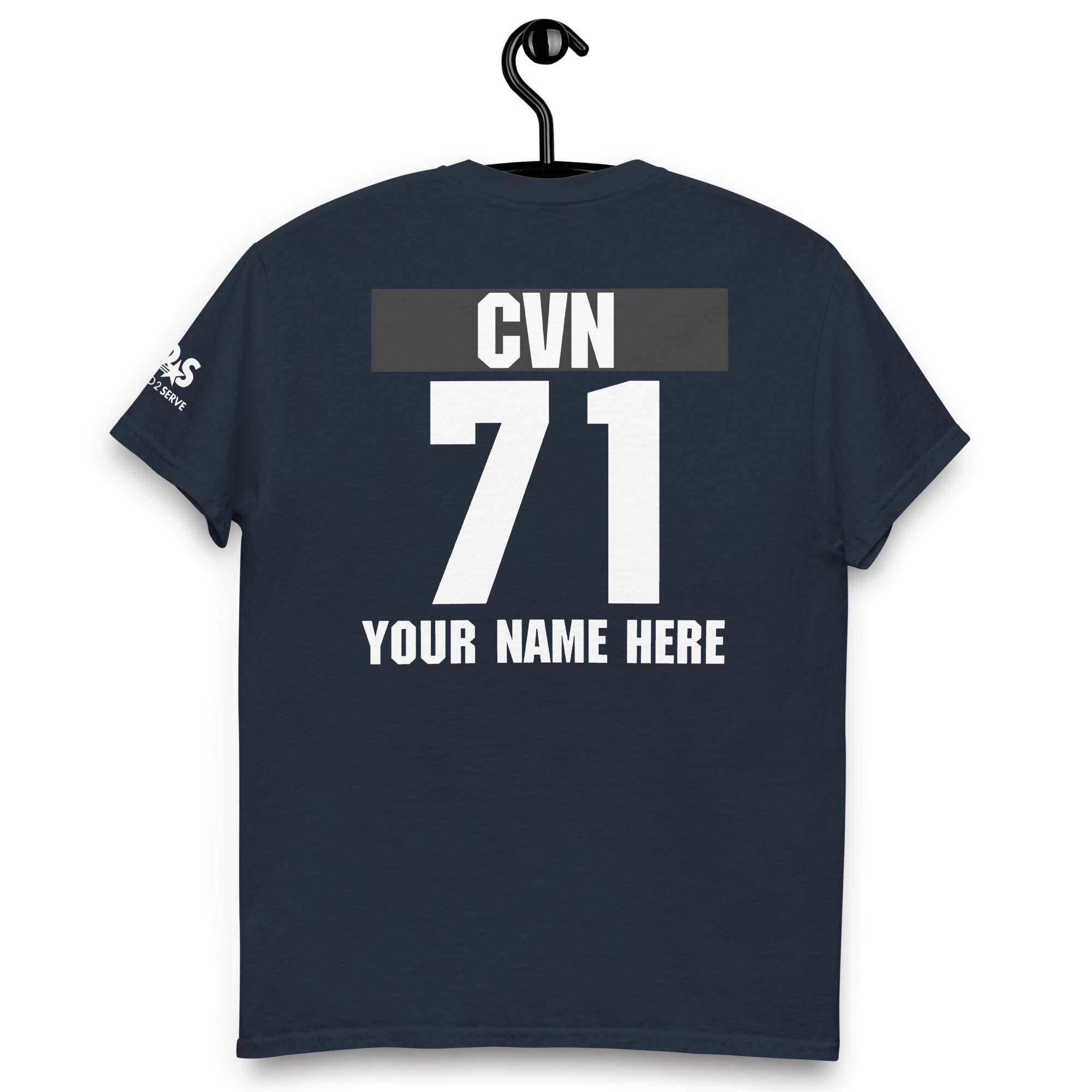 Customizable USS THEODORE ROOSEVELT Unisex classic tee