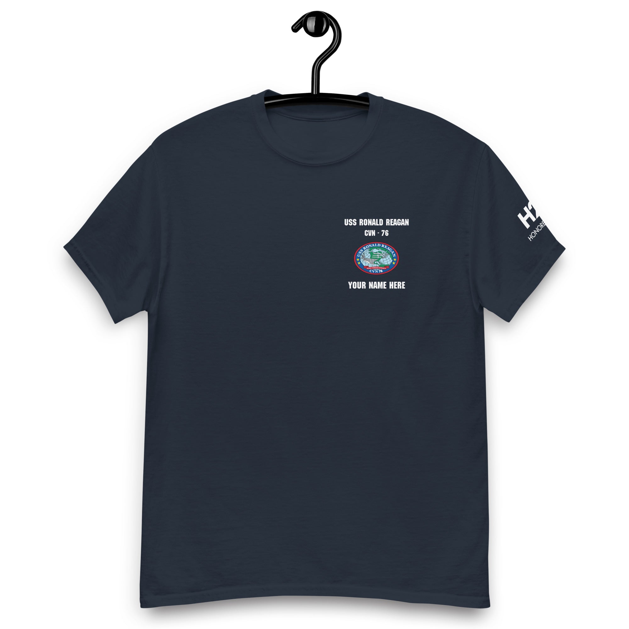 Customizable USS RONALD REAGAN Unisex classic tee