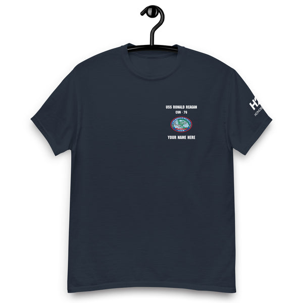 Customizable USS RONALD REAGAN Unisex classic tee