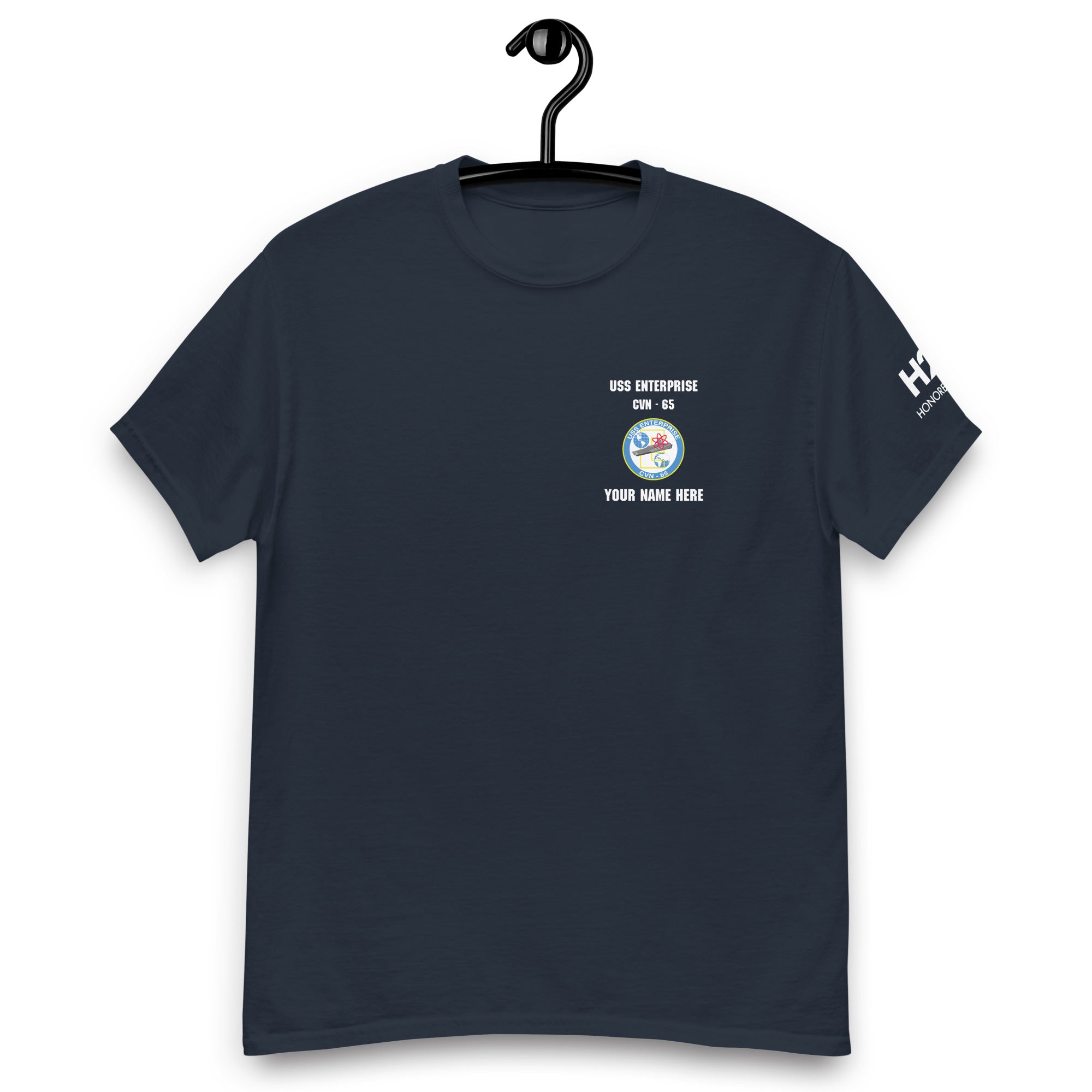 Customizable USS ENTERPRISE Unisex classic tee