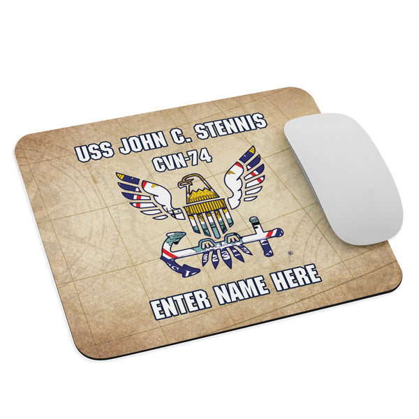 Customizable USS JOHN C. STENNIS Mouse pad