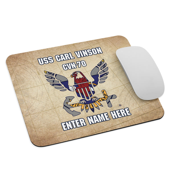 Customizable USS CARL VINSON Mouse pad