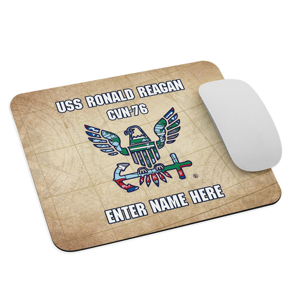 Customizable USS RONALD REAGAN Mouse pad