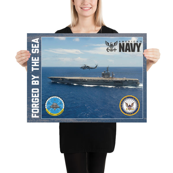 Non-Customizable USS DWIGHT D. EISENHOWER Photo paper poster