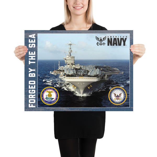 Non-Customizable USS JOHN C. STENNIS Photo paper poster