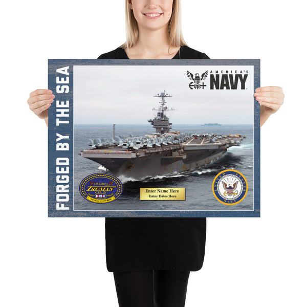 Customizable USS HARRY S. TRUMAN Photo paper poster