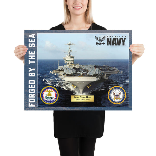 Customizable USS JOHN C. STENNIS Photo paper poster